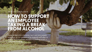 Offering hand of support in quitting alcohol