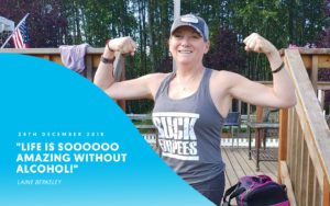 woman stronger after alcohol-free challenge